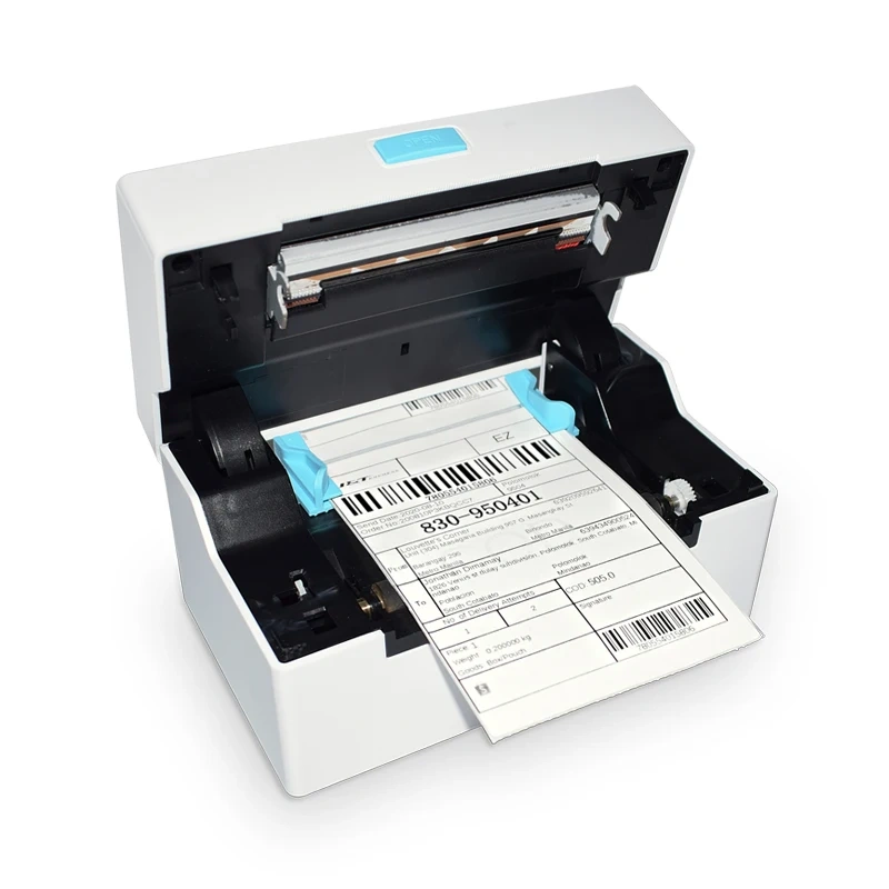 Free Shipping Label Barcode Printer 20mm-108mm Width Tag Stickers Fast Print Band Bracket ZJANG ZJ-9220