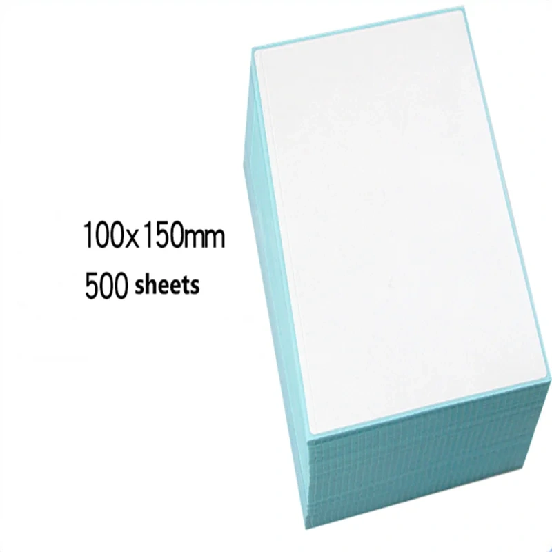 Folding Rugged Thermal Paper 100x150mm 500 Stickers Water Proof Scratch Resistant Anti Wear