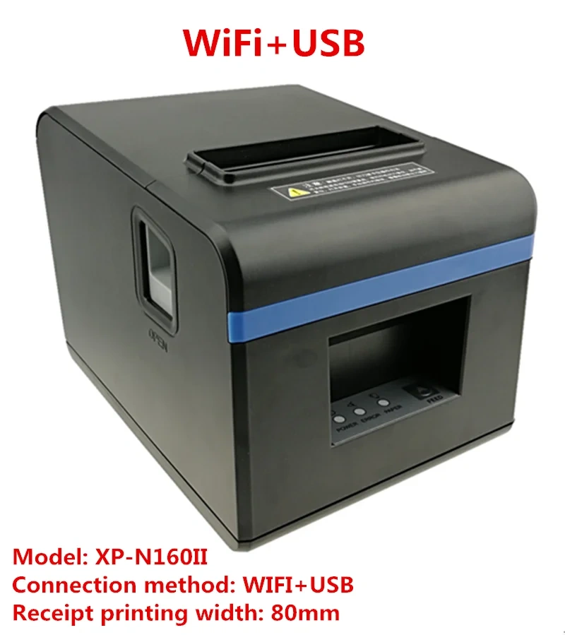 Wholesale Pos Printer 80mm Thermal Receipt Small Ticket Barcode Print Automatic Cutting Machine High Quality