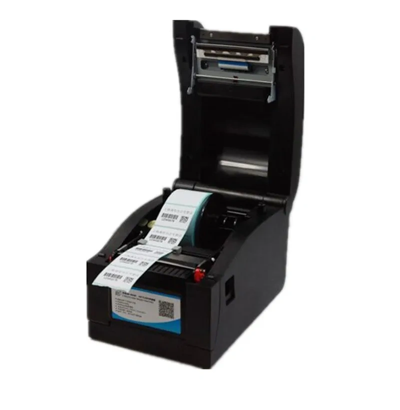 High End Thermal Sticker Label Printer  QR Code Receipt  Bill POS Barcode Print Support 20-80mm Width Label Print Paper 350B