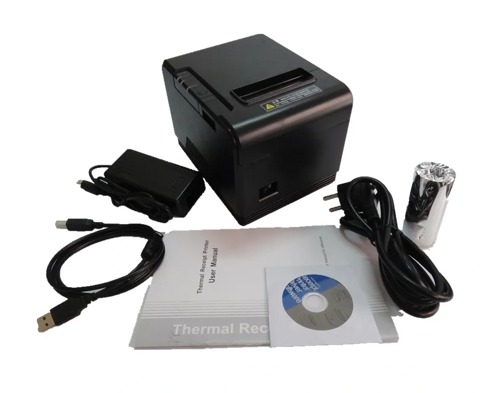 Wholesale 80mm Thermal Printer High Quality Receipt Small Ticket Barcode POS Print Appearance Fashion Have Automatic Cutter