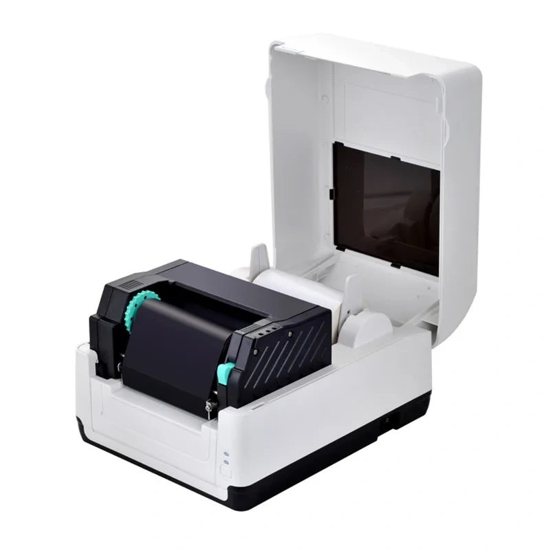 Brand New Thermal Transfer Printer Support 108mm Wide Stickers Jewelry Label Garment Tag Electronic Surface Single Silver Paper