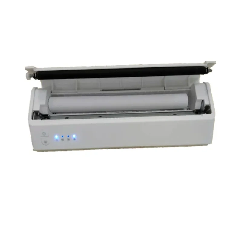 Width 216mm A4 Paper Bluetooth Thermal Printer Portable With Battery Experimental Medical Meeting Report Test Print