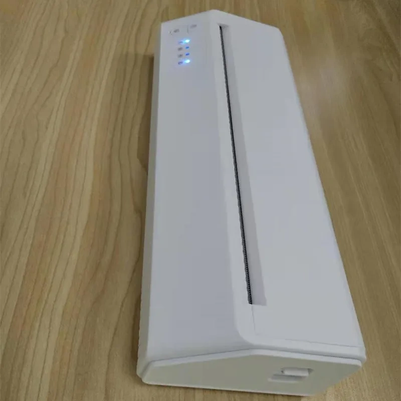 Width 216mm A4 Paper Bluetooth Thermal Printer Portable With Battery Experimental Medical Meeting Report Test Print