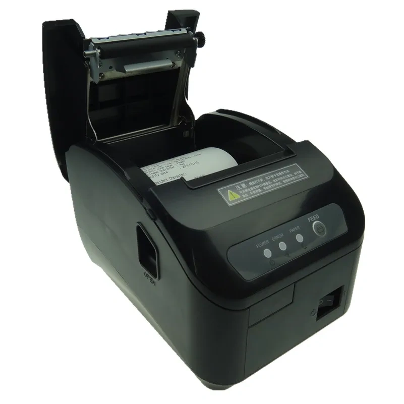High Quality Thermal Pos 80mm Bill Printer  Small Ticket Barcode QR LOGO Receipt Print Q200II Automatic Cutting Machine