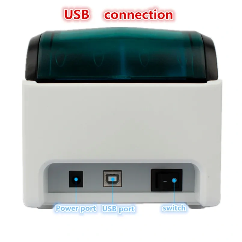 Brand New Barcode Label Stickers Printers Mini Clothing Bill Receipt Fast Printing