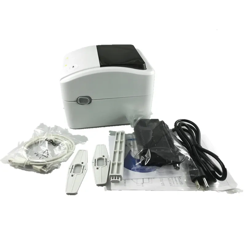 420B Thermal Label Printers Support 20-108mm Width Stickers QR Barcode Receipt Print