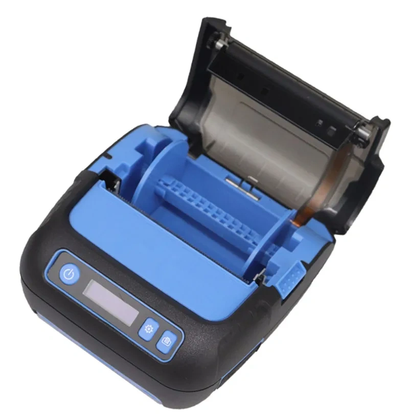 80mm Bluetooth Portable Sticker Label Barcode Printer Drop Resistance Receipt Bill Print With Battery Rechargeable