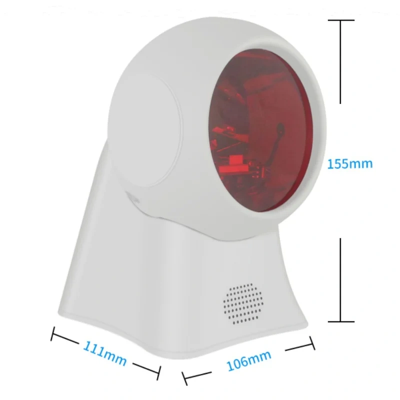 Large Area Laser Bar Code Scanner 1D Scanning Platform Supermarket Mall High Sensitivity