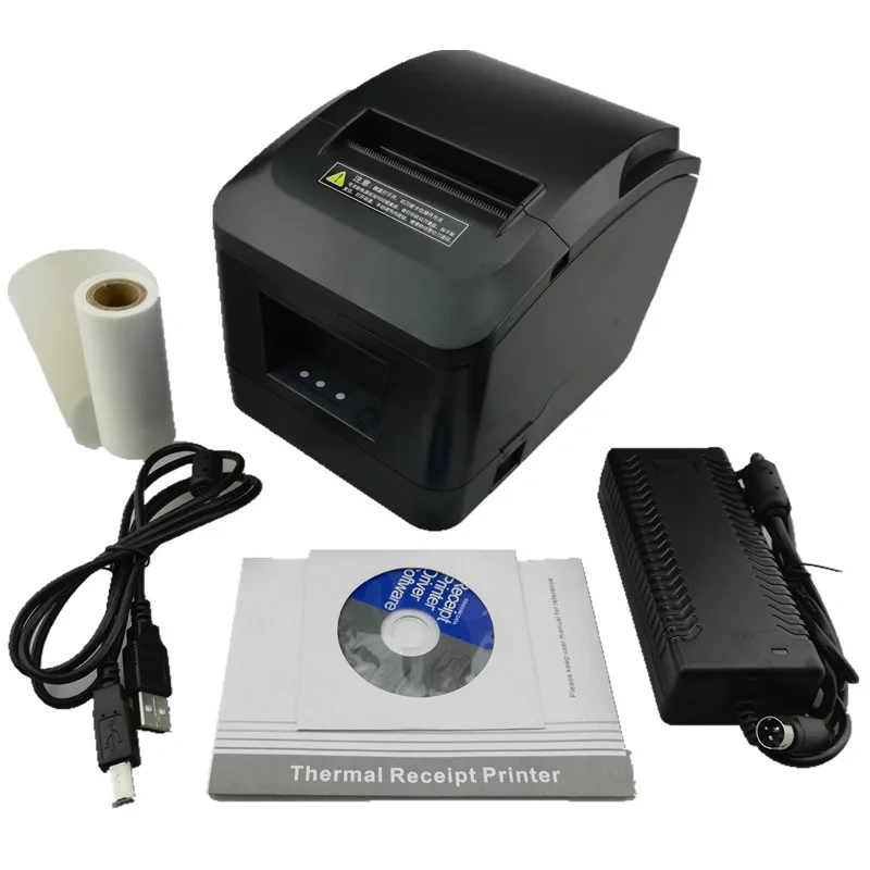Brand New Original Mini Thermal POS 80mm Receipt Bill Printer Automatic Cutting Restaurant Supermarket Store Use