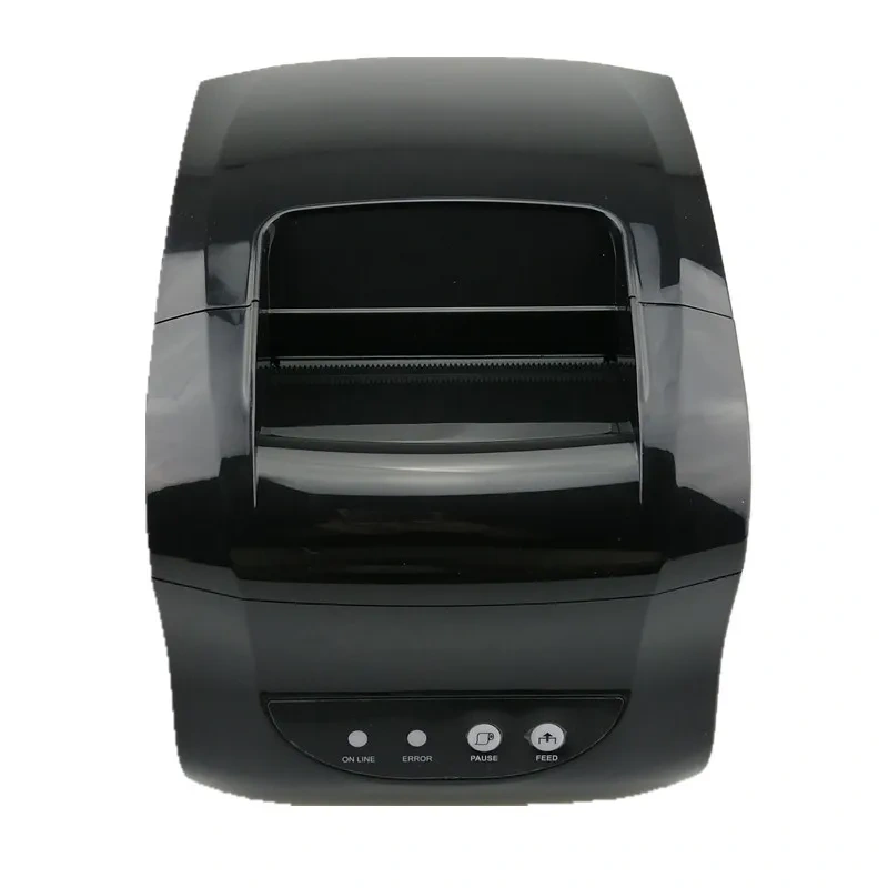 365B Thermal Sticker Label Barcode POS Printer Support 20-80mm Width QR Code Receipt  Bill Print USB Or Bluetooth Connection