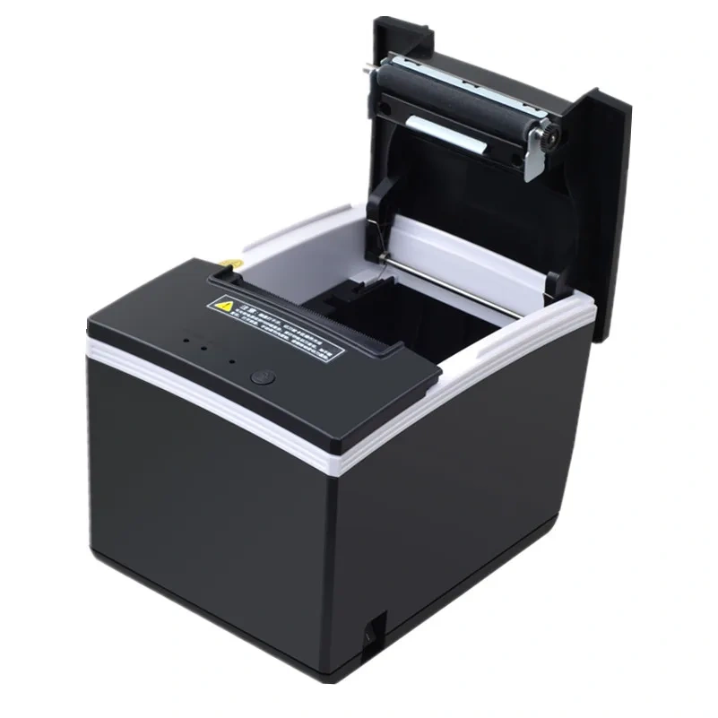 USB Ethernet Serial Three Ports Are Integrated In One Printer 80mm Thermal POS Print Receipt Bill Automatic Cutting