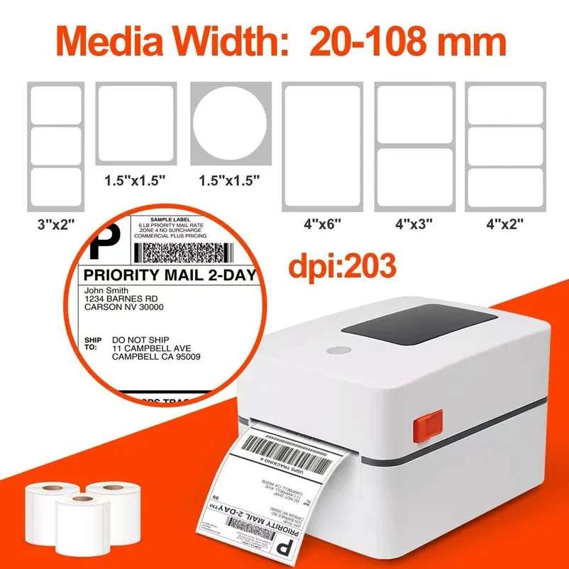 110mm Width Electronic Surface Single Printer Label Self-adhesive Stickers Print