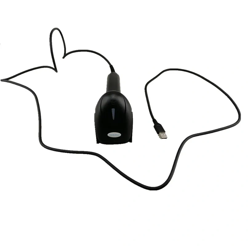 High Quality Barcode Scanner Red Light Bar Code Scanning Express Retail Store Supermarket Use USB Connection