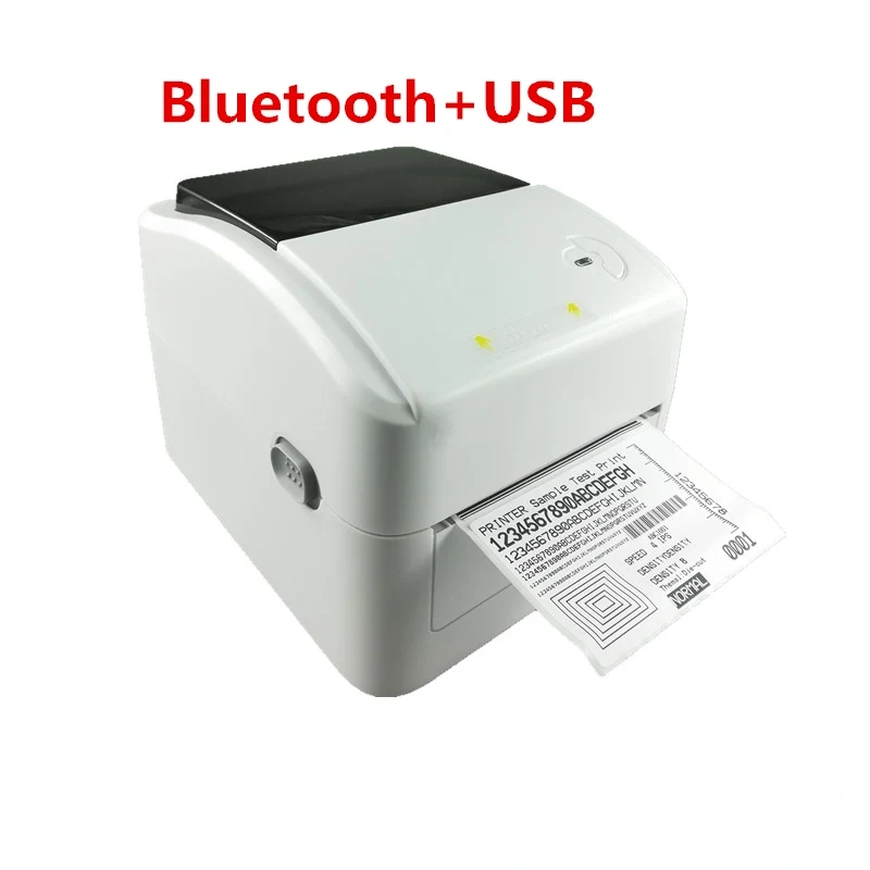 420B Thermal Label Printers Support 20-108mm Width Stickers QR Barcode Receipt Print