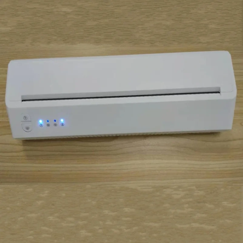 Width 216mm A4 Paper Bluetooth Thermal Printer Portable With Battery Experimental Medical Meeting Report Test Print