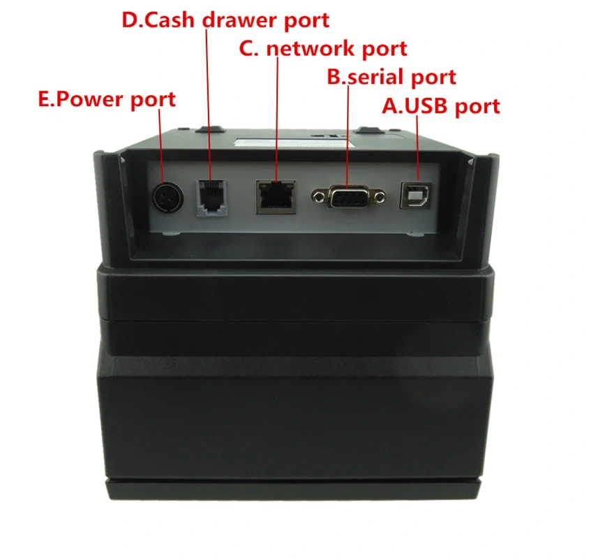 80mm Receipt Bill Mini Printer USB+LAN+Serial Port XP-Q260III