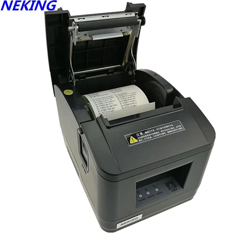 Wholesale Brand New Pos Printer 80mm Thermal Bill Receipt Small Ticket Barcode Print Automatic Cutting High Quality