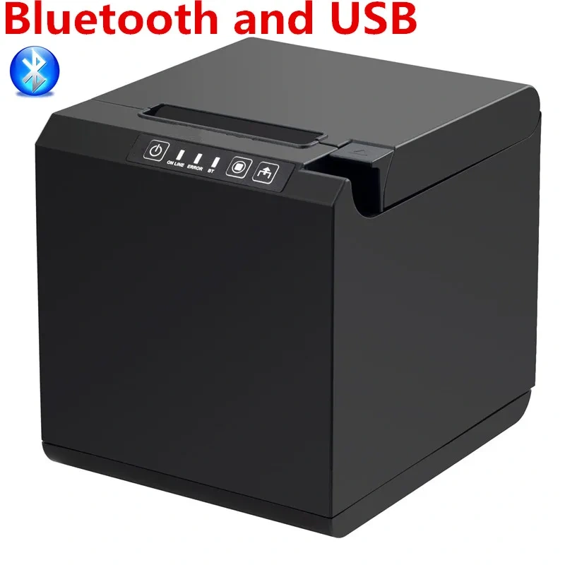 Brand New Thermal Barcode Sticker Printer 20mm-58mm Width Qr Bar Code POS Bill Print