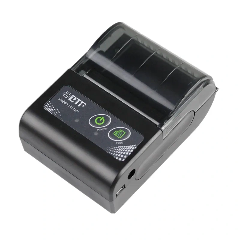 58mm Bluetooth Printer Wireless Mobile Mini Bill Receipt Print Logistics Takeaway Portable Thermal With Battery
