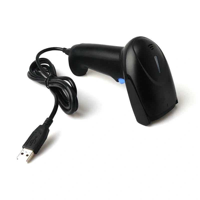 Wireless Red Light Scanner Bar Code QR Scan Gun 1D 2D With Built In Battery High Speed Decoding