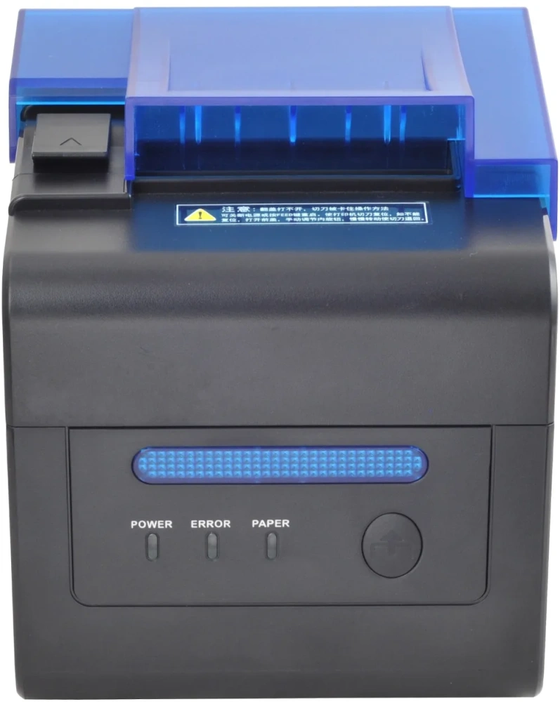80mm Receipt Bill Printer Automatic Cutter Simultaneously Have USB Ethernet Serial Three Ports Kitchen Anti Greasy Can Hung Wall