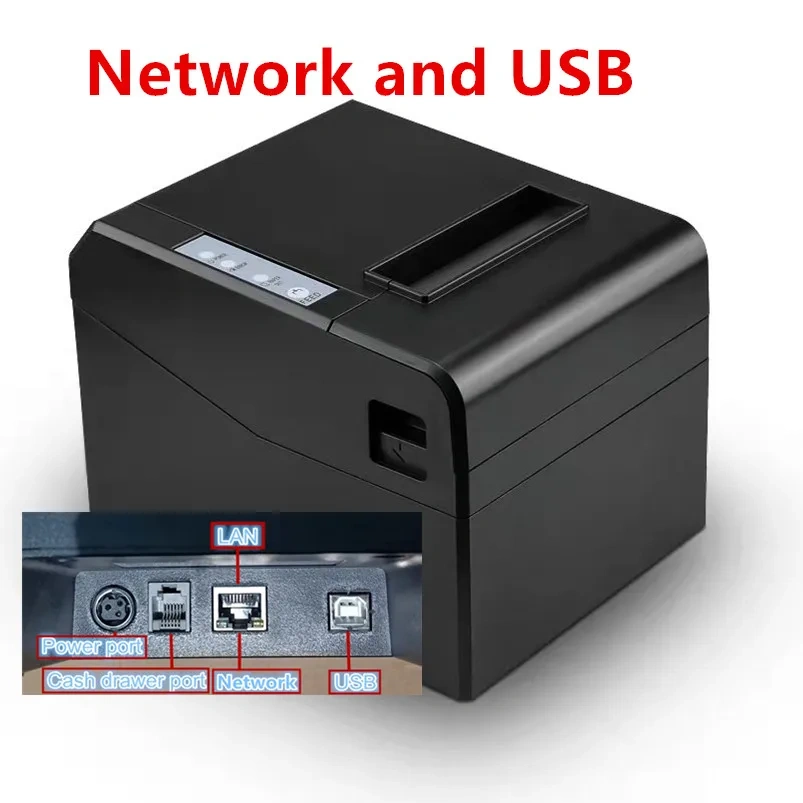 Brand New 80mm Receipt Printer Thermal Bill Print Automatic Cutting
