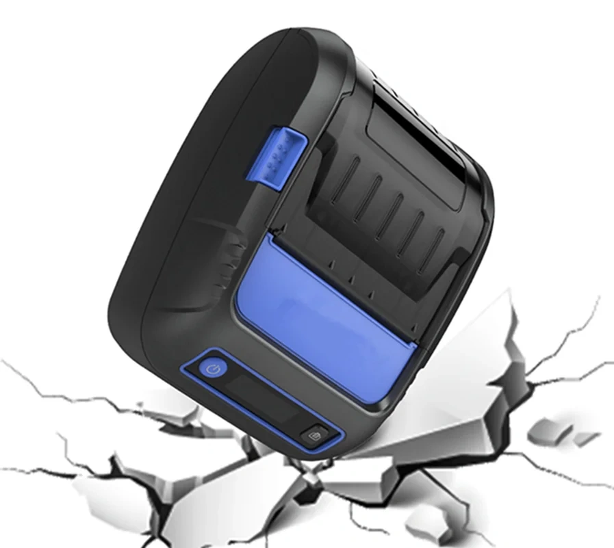 58mm Bluetooth Portable Mini Drop Resistance Printer Receipt Sticker Label Barcode Print With Battery Rechargeable