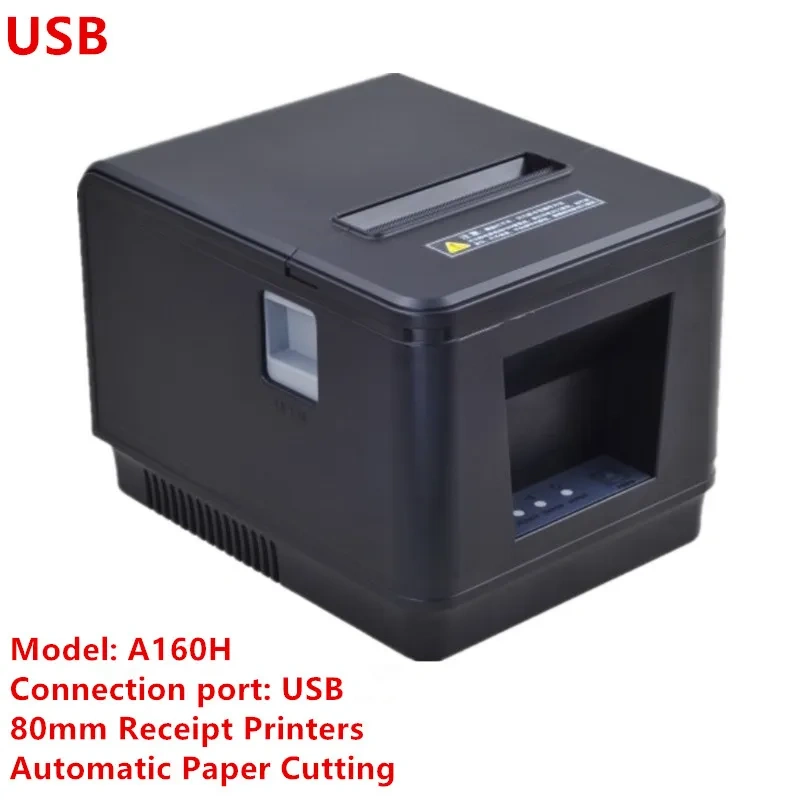 XP-A160H Receipt Printer 80mm Thermal Bill Print Automatic Cutting Supermarket Store Dedicated