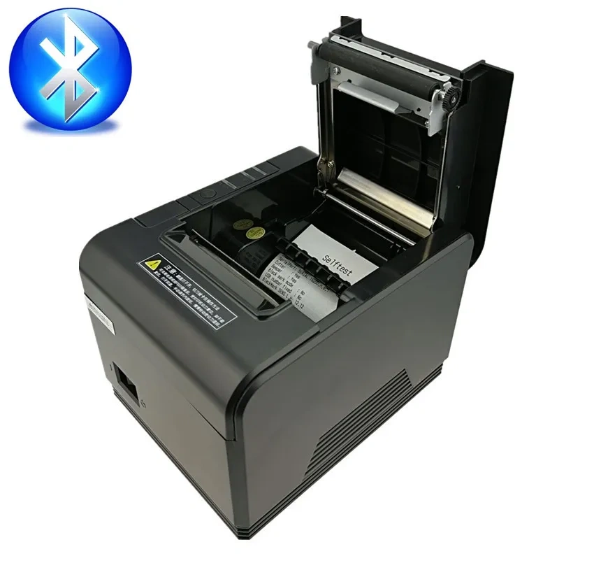 Wholesale 80mm Thermal Bluetooth Printer High Quality Receipt Small Ticket Barcode POS Print Appearance Fashion Have Automatic C