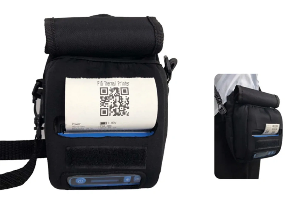 58mm Bluetooth Portable Mini Drop Resistance Printer Receipt Sticker Label Barcode Print With Battery Rechargeable