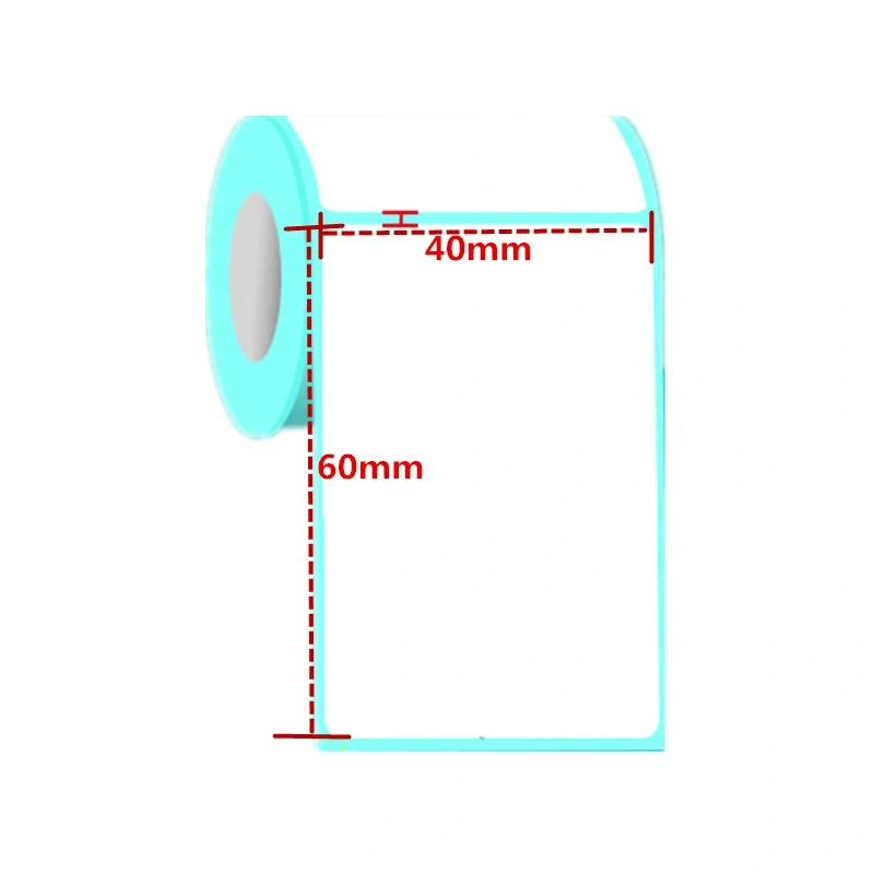 1PCS Thermal Print Paper 40x60mm 640 Sheets Waterproof Barcode Printing Bar Code Label