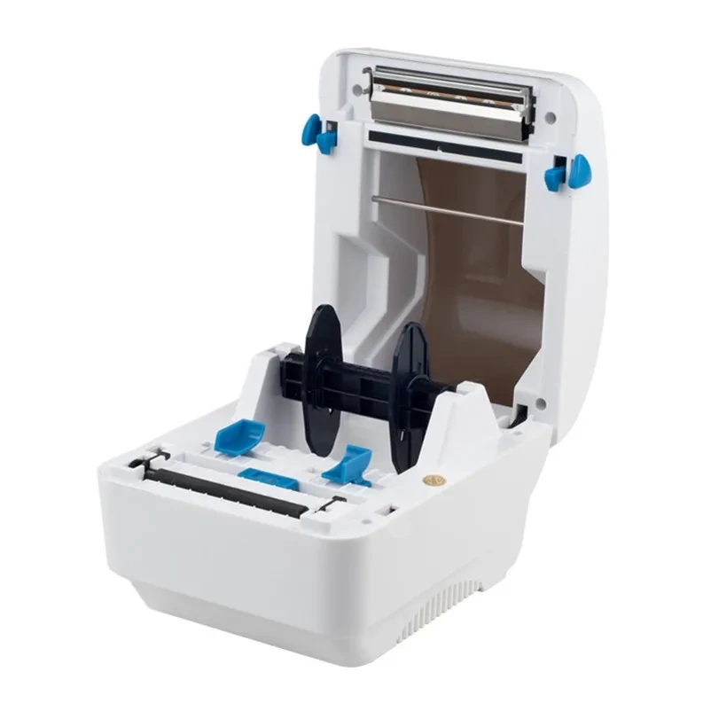 Brand New Thermal Barcode Label Printer QR Code Sticker Receipt Bill Print Support 20-80mm Width Paper High Quality