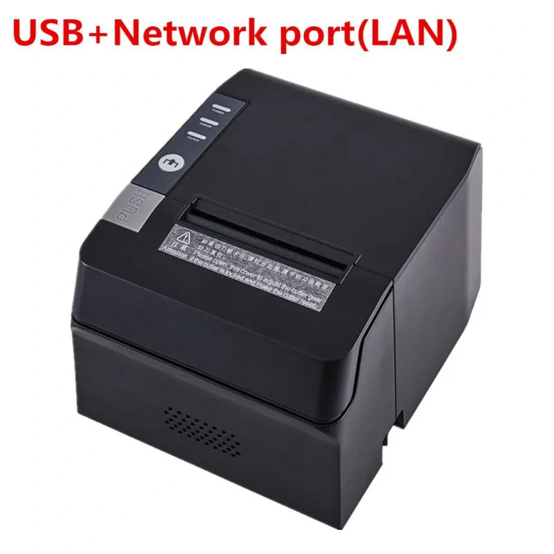80mm Receipt POS Printer High Quality Thermal Bill  Print Fast Automatic Cutter USB+Network Port