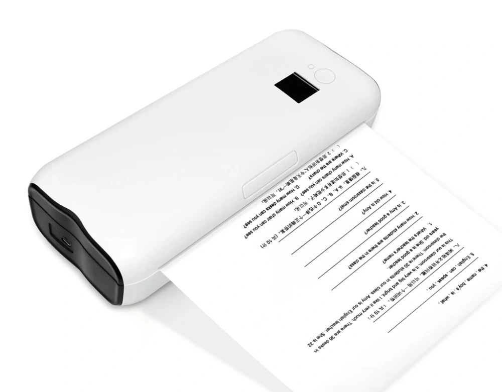 A4 Bluetooth Printer Thermal Paper Portable With Experimental Medical Meeting Report School Test Result Print Width 216mm