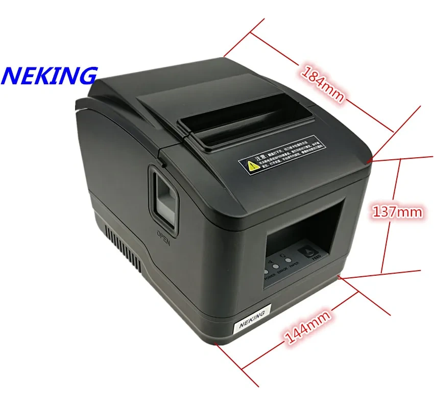 Wholesale Brand New Pos Printer 80mm Thermal Bill Receipt Small Ticket Barcode Print Automatic Cutting High Quality