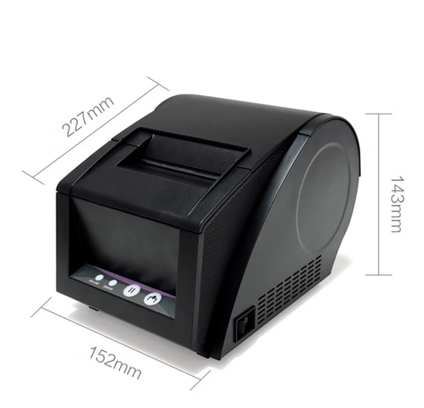 3120TU Thermal Sticker Label Printer Barcode QR Code Receipt Bill Print Fast Support 20-80mm Width Exterior Fashion