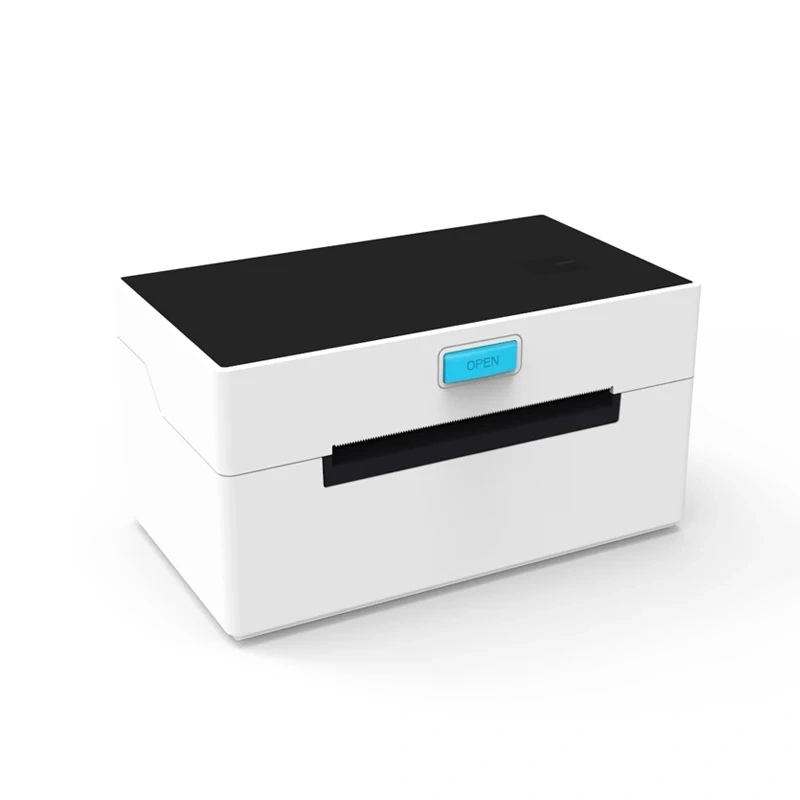 ZJ-9220 Label Barcode Printer 20mm-108mm Width Clothing Tag Stickers Print Band Bracket Fast High Quality