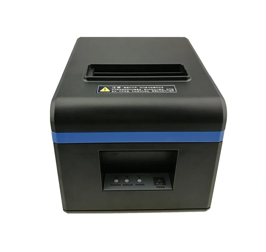 High Quality 80mm Thermal Receipt Bill Printers Kitchen Restaurant POS Print With Automatic Cutter Function Stylish Appearance
