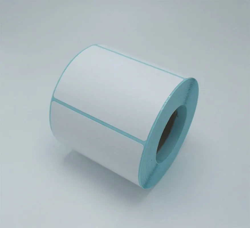High Quality Thermal Sticker Paper 2 Roll 70x50mm 500 Sheets Waterproof Barcode Printing Paper Bar Code Label Printing
