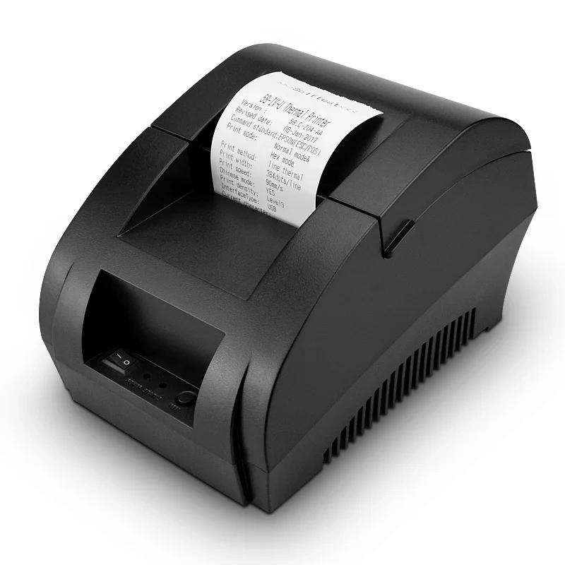 High Quality 58mm Thermal Receipt Printer ZJ-5890K Store Bill Print Speed Fast