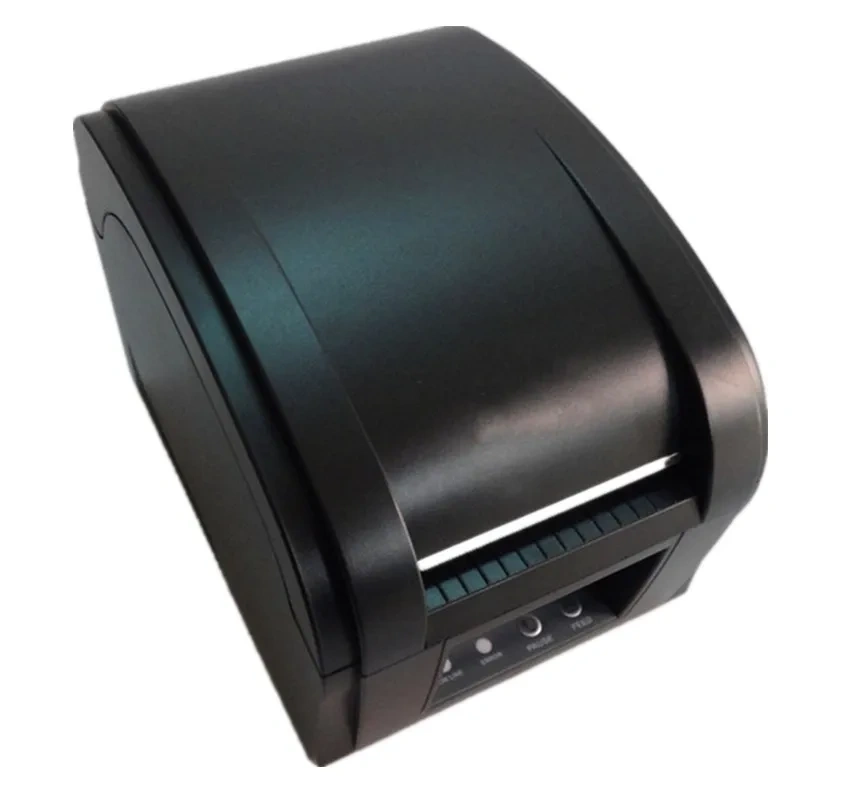 XP-360B Label Barcode Printer Support 20-80mm Width QR Code LOGO Thermal Sticker Receipt Print