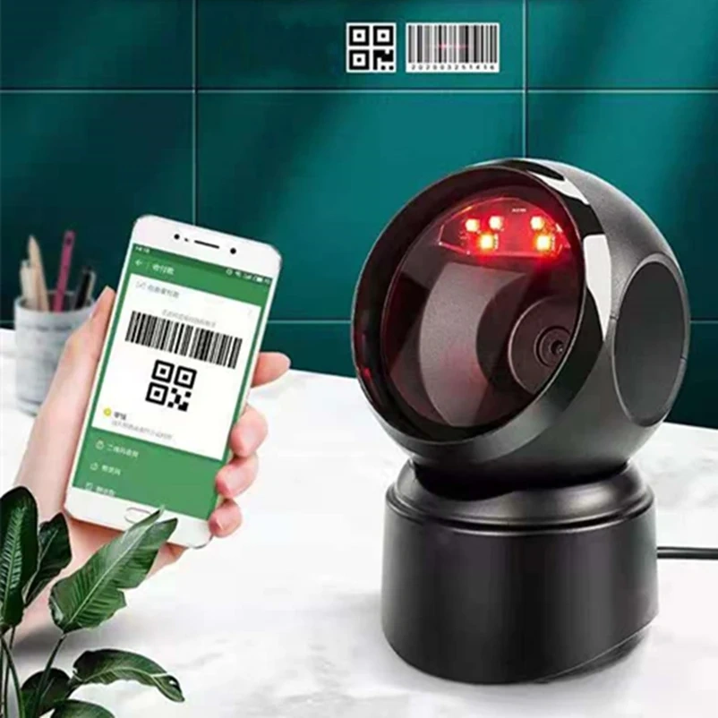 Wholesale USB Wired Barcode Scanning Platform 2D QR 1D One Dimensional Code Scanner Used By Various Retail Stores