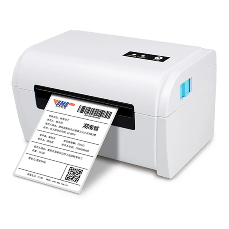 ZJ-9200 Label Barcode Printer Clothing Tag Stickers Print 20mm-108mm Width Band Bracket Fast High Quality