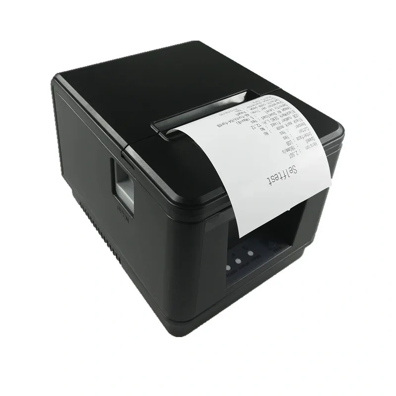 Brand New 80mm Receipt Bill Printer High Quality Thermal Mini POS Print Automatic Cutting Restaurant Supermarket Store Use