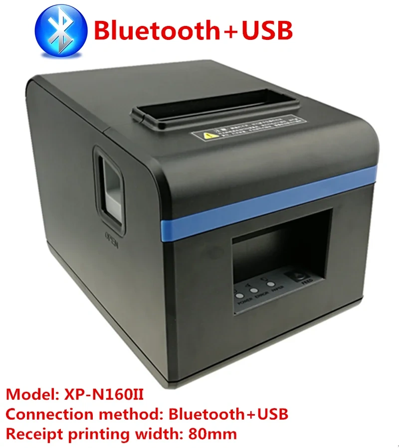 Wholesale Pos Printer 80mm Thermal Receipt Small Ticket Barcode Print Automatic Cutting Machine High Quality