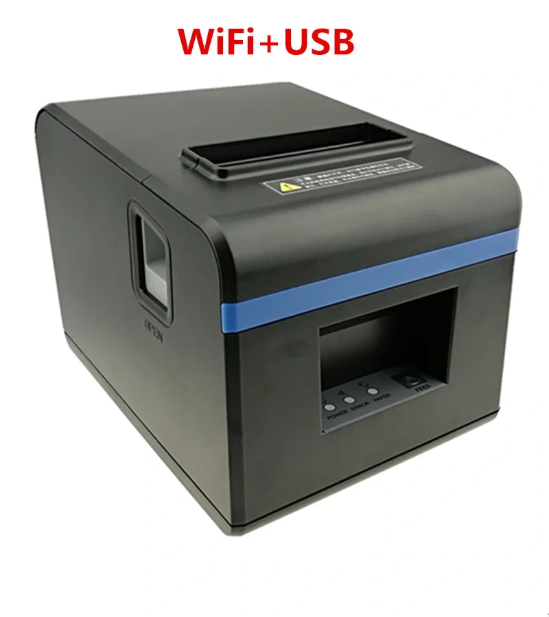 Fashion 80mm Thermal Receipt Printers Kitchen Shopping Mall Restaurant Bill Print With Automatic Cutter RP80