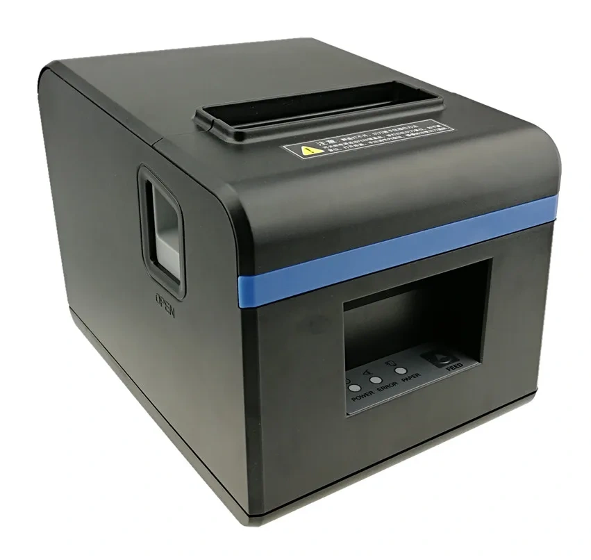 High Quality 80mm Thermal Receipt Bill Printers Kitchen Restaurant POS Print With Automatic Cutter Function Stylish Appearance