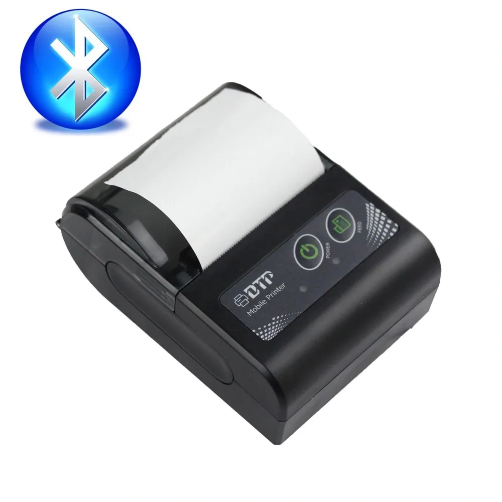 Portable P10 Pos Thermal Mini 58mm Bluetooth Printer Store Receipt Print With Battery Rechargeable