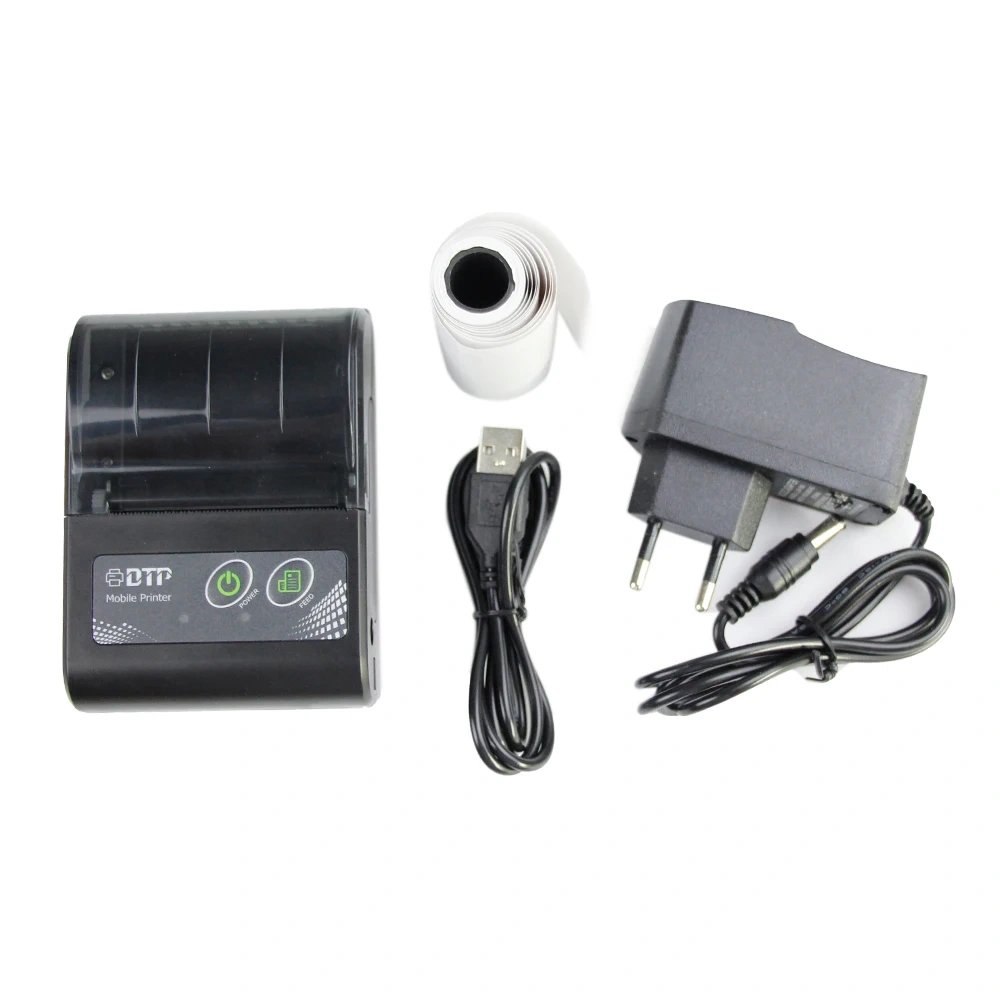Portable P10 Pos Thermal Mini 58mm Bluetooth Printer Store Receipt Print With Battery Rechargeable